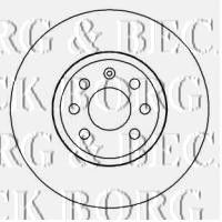 BORG & BECK bbd4455 -  Тормозной диск